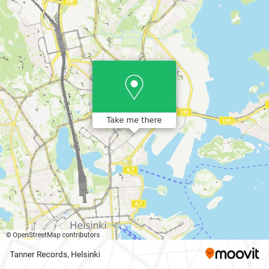 Tanner Records map
