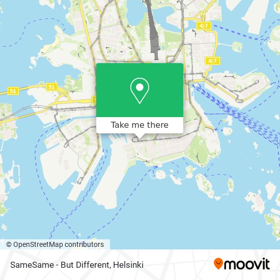 SameSame - But Different map