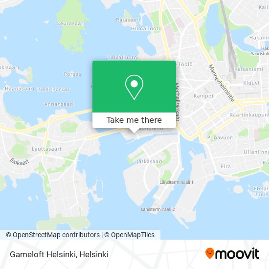 Gameloft Helsinki map