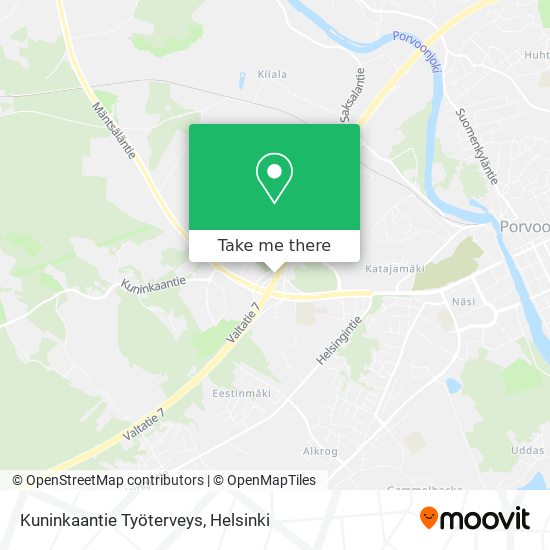 Kuninkaantie Työterveys map