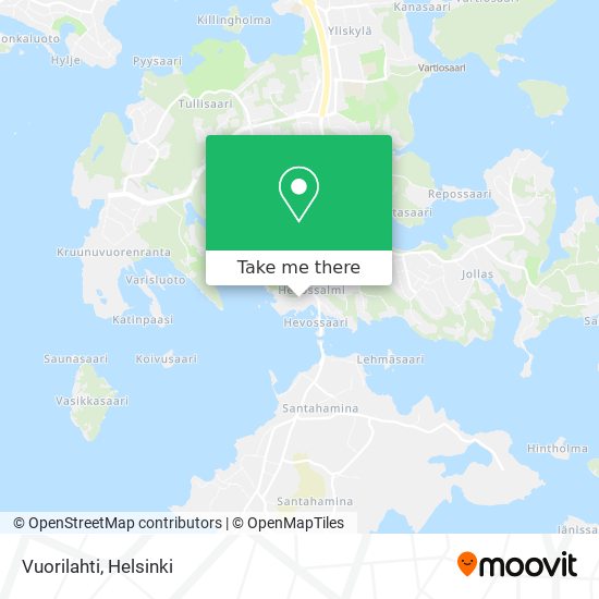 Vuorilahti map