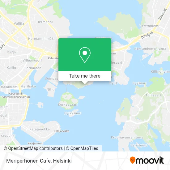 Meriperhonen Cafe map