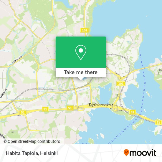 Habita Tapiola map