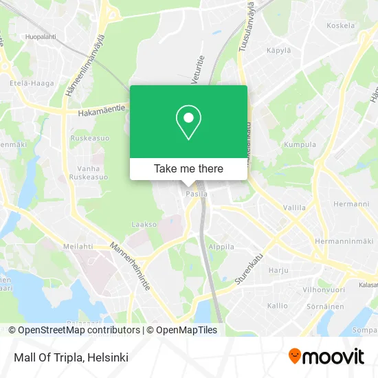 Mall Of Tripla map
