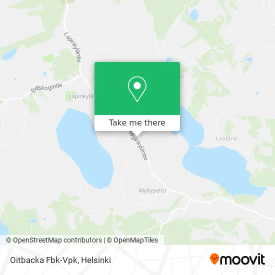 Oitbacka Volunteer Fire Department map