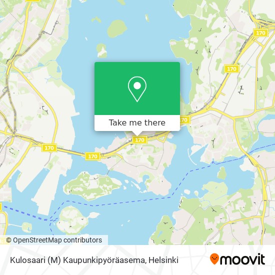 Kulosaari (M) Kaupunkipyöräasema map