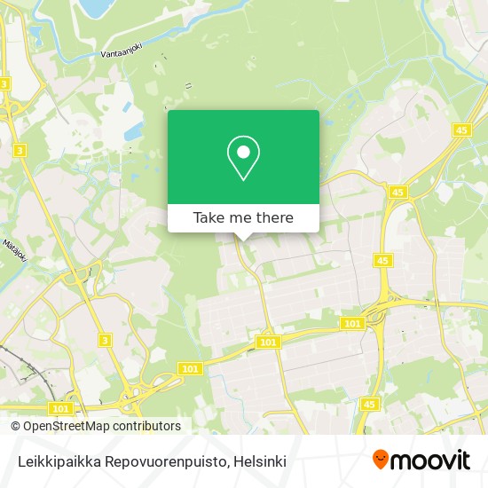 Leikkipaikka Repovuorenpuisto map