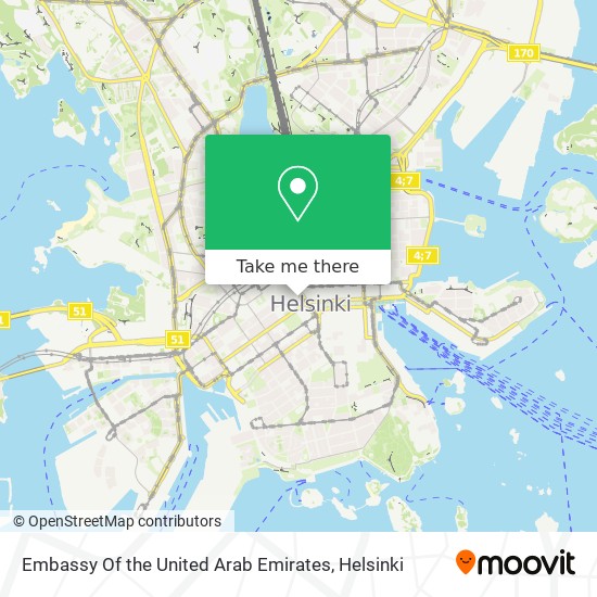 Embassy Of the United Arab Emirates map