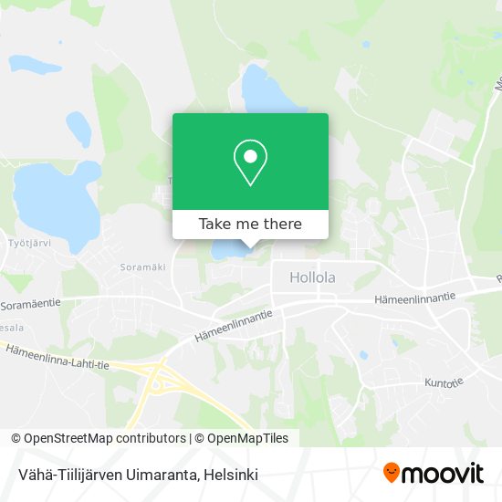 Vähä-Tiilijärven Uimaranta map