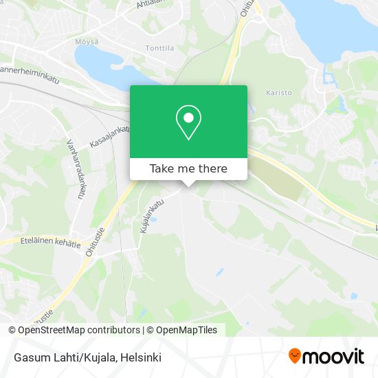 Gasum Lahti/Kujala map