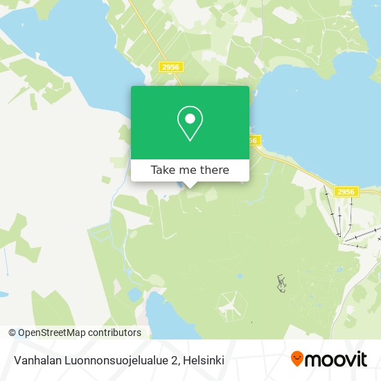 Vanhalan Luonnonsuojelualue 2 map