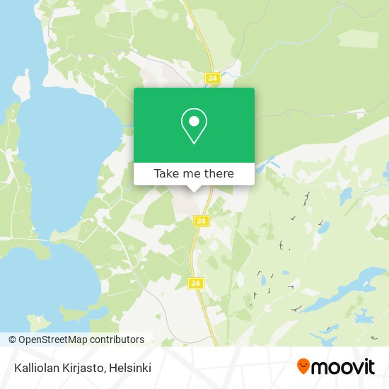 Kalliolan Kirjasto map