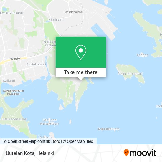 How to get to Uutelan Kota in Helsinki by Bus or Metro?