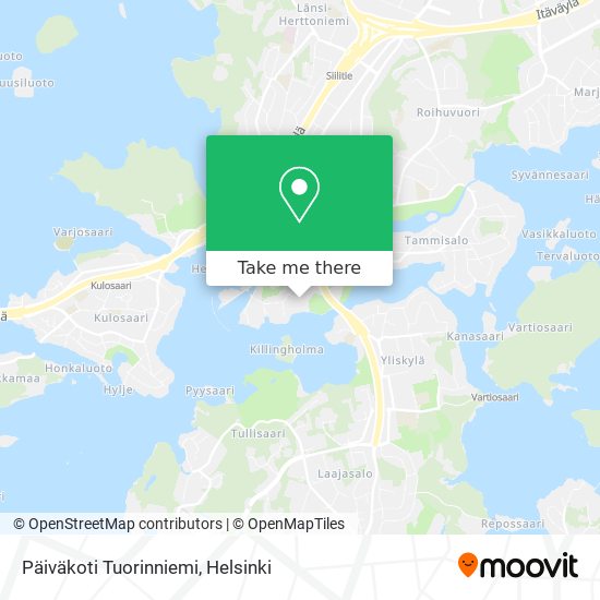 Päiväkoti Tuorinniemi map