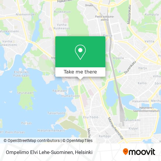 Ompelimo Elvi Lehe-Suominen map
