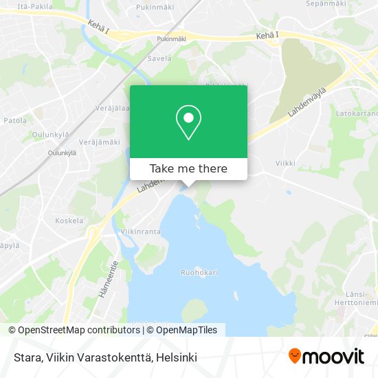Stara, Viikin Varastokenttä map