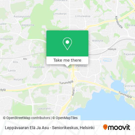 Leppävaaran Elä Ja Asu - Seniorikeskus map