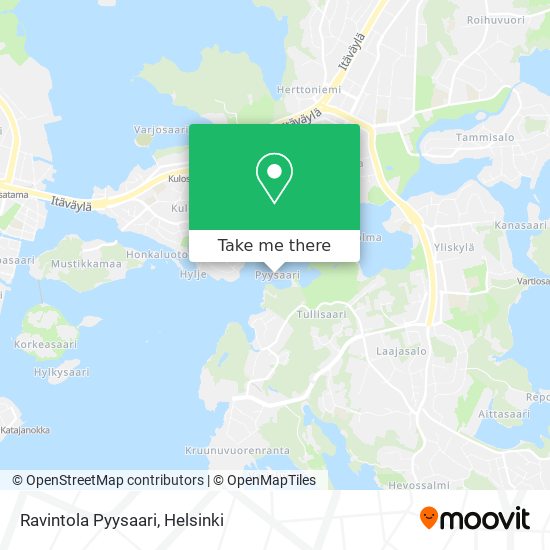 Ravintola Pyysaari map