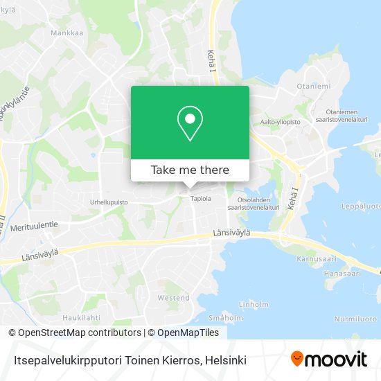 Itsepalvelukirpputori Toinen Kierros map