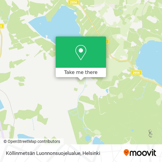 Köllinmetsän Luonnonsuojelualue map