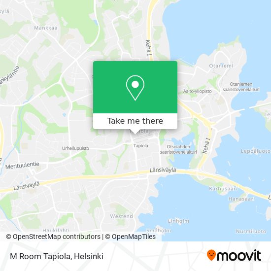 M Room Tapiola map