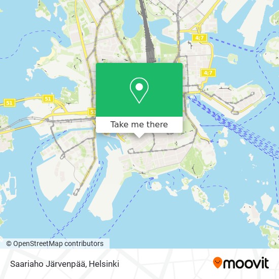 Saariaho Järvenpää map
