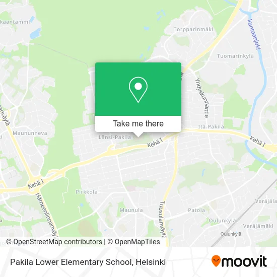 Pakila Lower Elementary School map