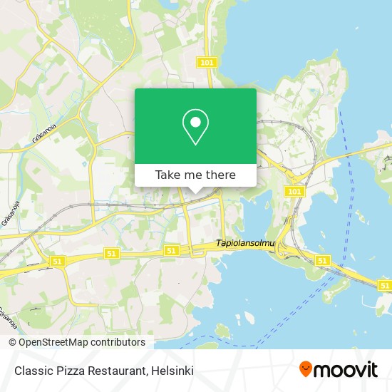 Classic Pizza Restaurant map