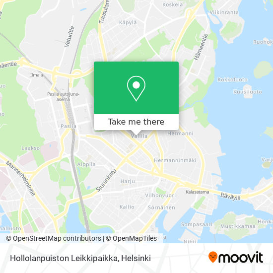 Hollolanpuiston Leikkipaikka map