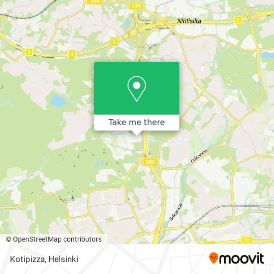 Kotipizza map