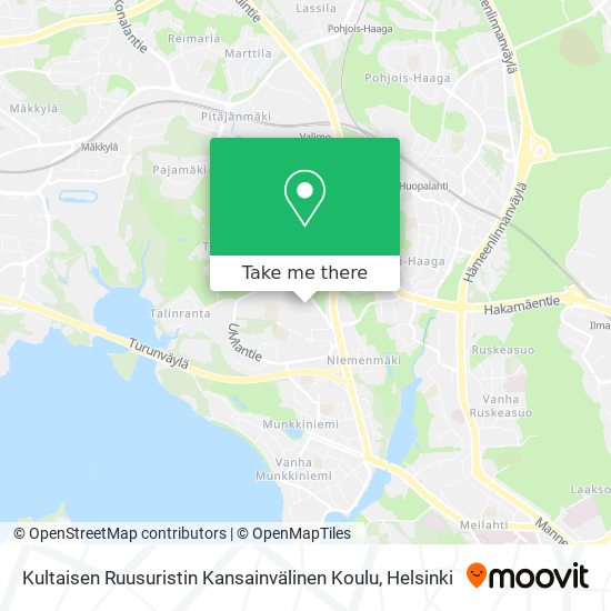 Kultaisen Ruusuristin Kansainvälinen Koulu map