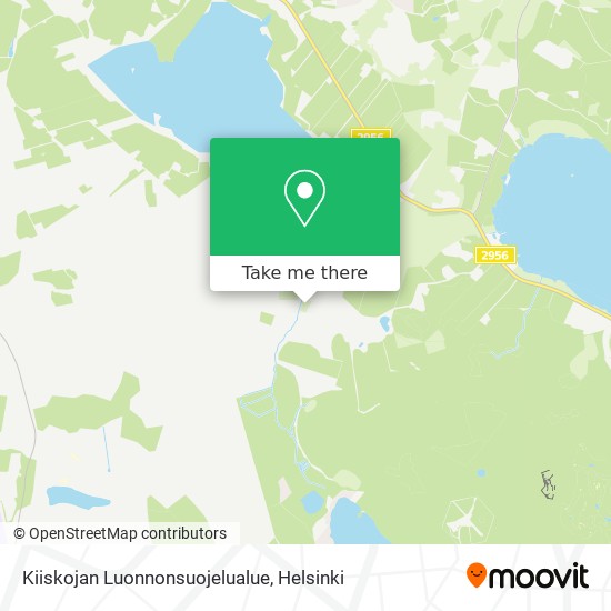 Kiiskojan Luonnonsuojelualue map