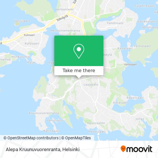 Alepa Kruunuvuorenranta map