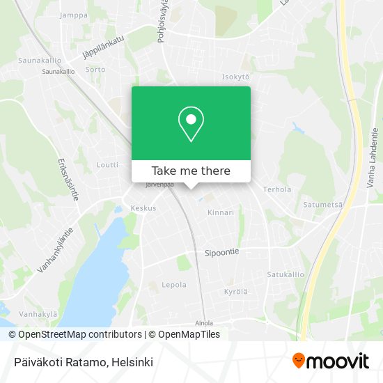Päiväkoti Ratamo map