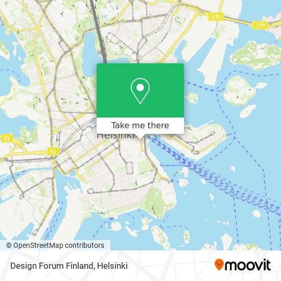 Design Forum Finland map