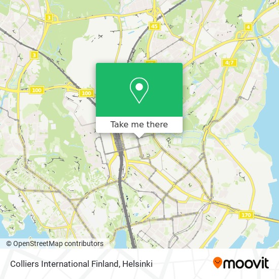 Colliers International Finland map