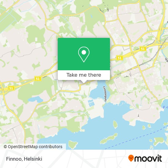 Finnoo map