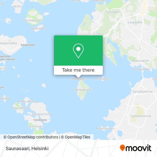 Saunasaari map