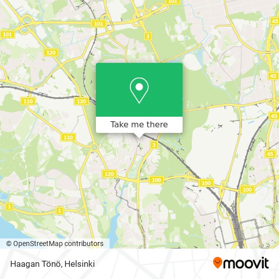 Haagan Tönö map