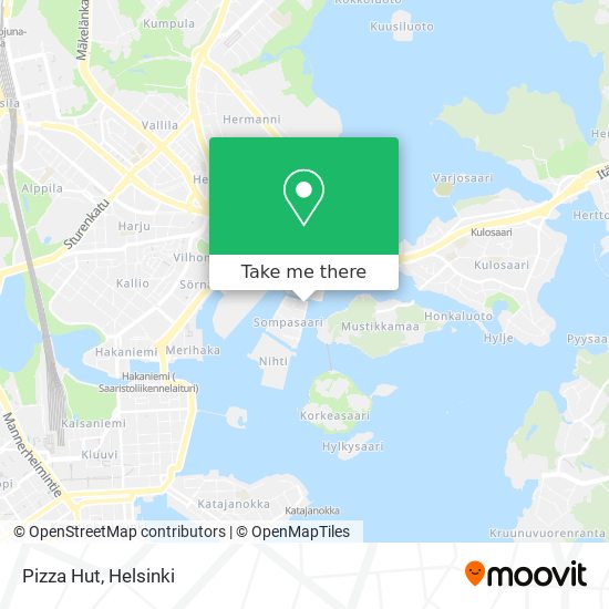 Pizza Hut map