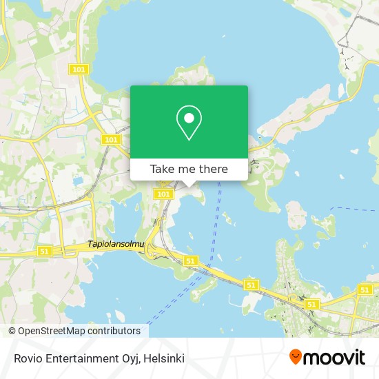 Rovio Entertainment Oyj map