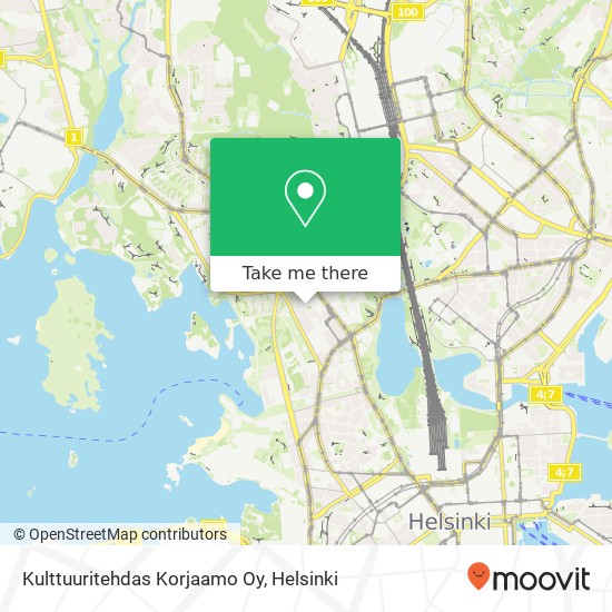 Kulttuuritehdas Korjaamo Oy map