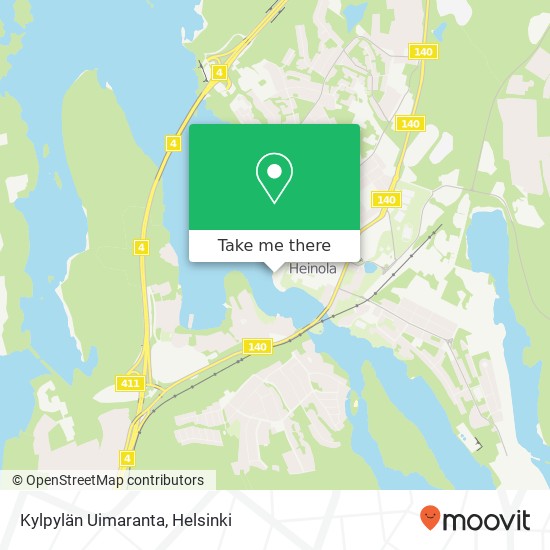 Kylpylän Uimaranta map