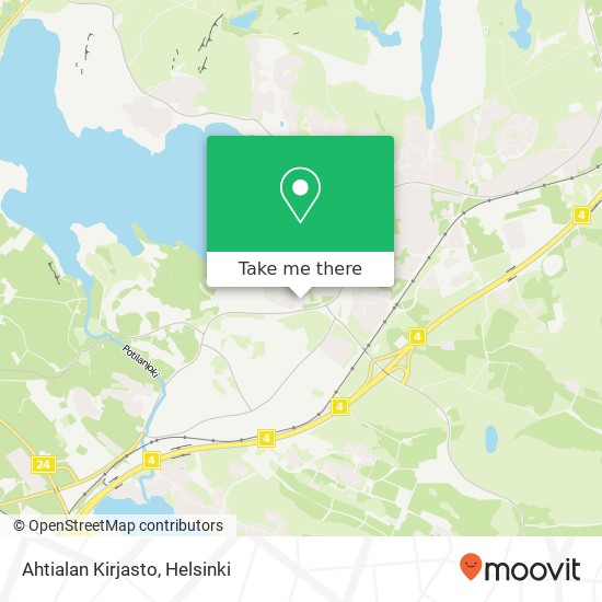 Ahtialan Kirjasto map