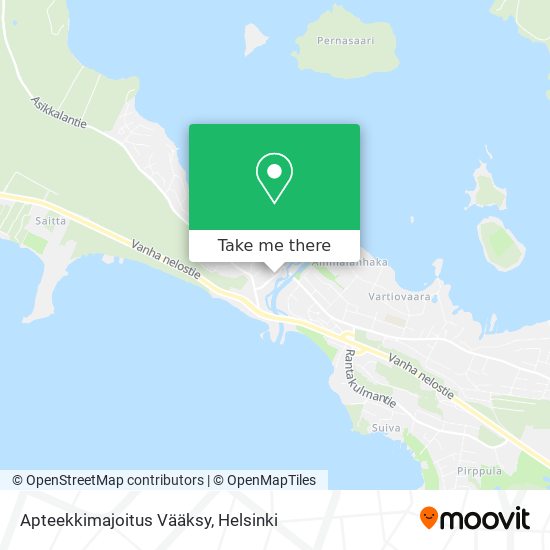 Apteekkimajoitus Vääksy map