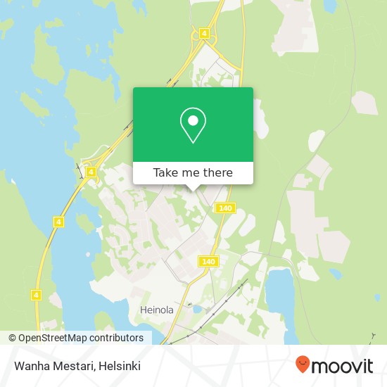 Wanha Mestari map