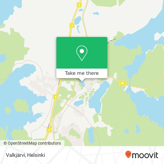 Valkjärvi map