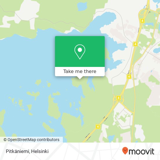 Pitkäniemi map