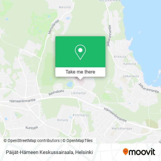 How to get to Päijät-Hämeen Keskussairaala in Lahti by Bus or Train?