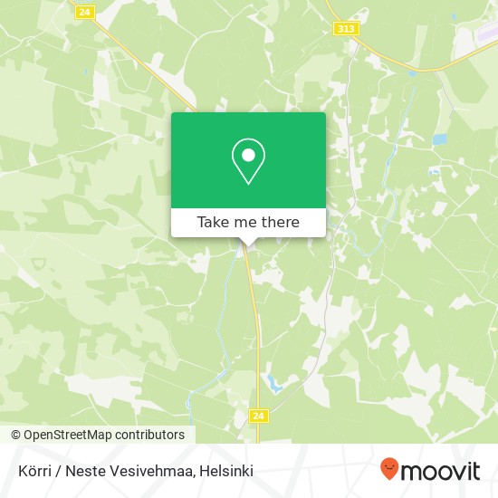 Körri / Neste Vesivehmaa map